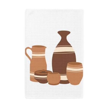 Ceramic Vessels Waffle Weave Kitchen Towel