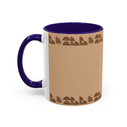 Retro Neutral Pattern Coffee Mug (11oz, 15oz)