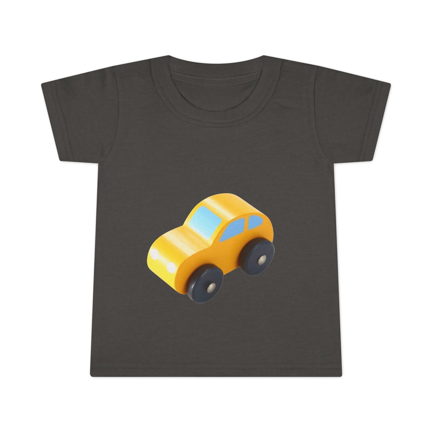 Toddler T-Shirt — Cute Yellow Toy Car Graphic Tee for Kids
