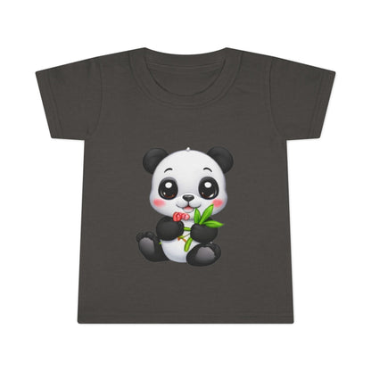Cute Baby Panda Toddler T-Shirt — Adorable Bamboo Cartoon Tee for Kids