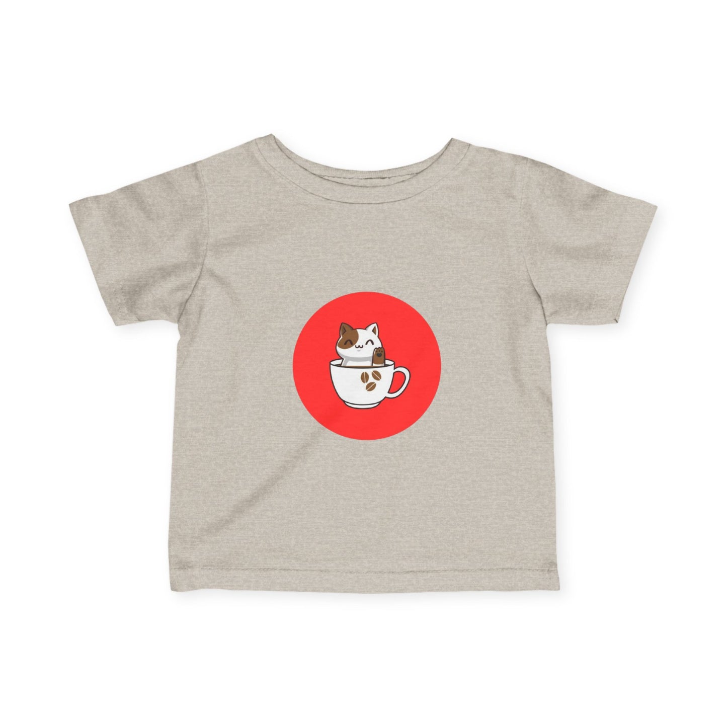 Infant Tee — Kawaii Cat in Teacup Cute Baby Shirt
