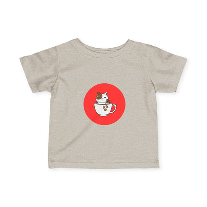 Infant Tee — Kawaii Cat in Teacup Cute Baby Shirt