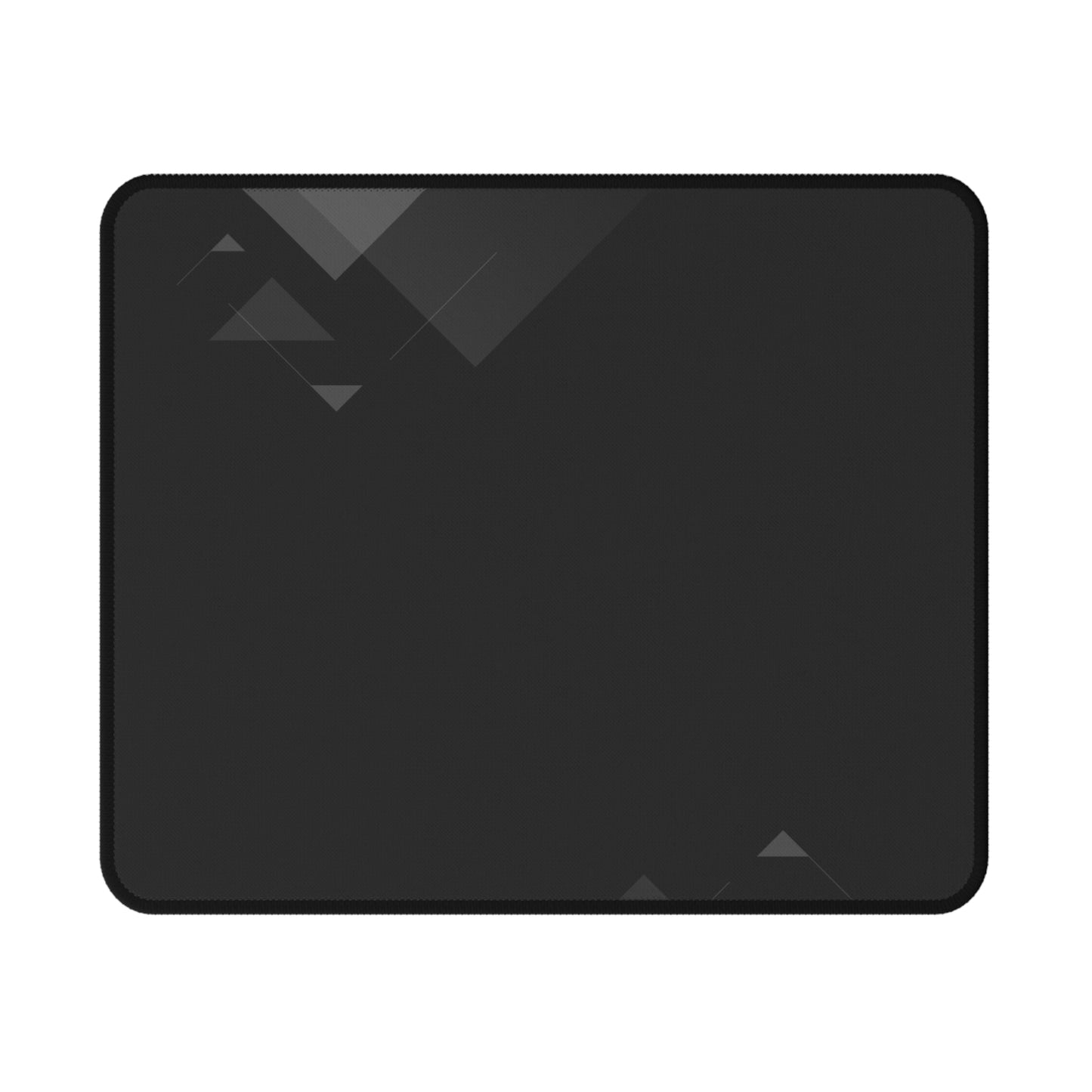 Black Geometric Gaming Mouse Pad — Non‑Slip Precision Surface