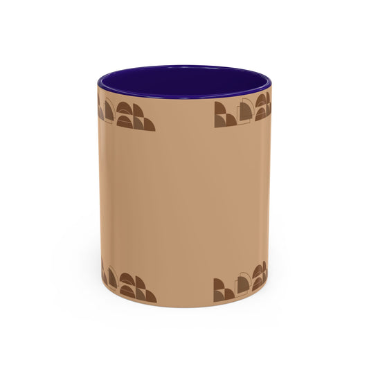 Retro Neutral Pattern Coffee Mug (11oz, 15oz)