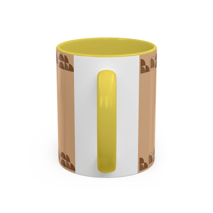 Retro Neutral Pattern Coffee Mug (11oz, 15oz)