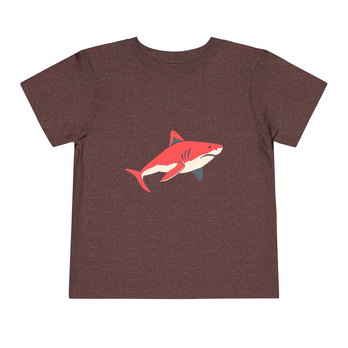 Toddler Tee — Cute Red Shark Graphic Kids Shirt