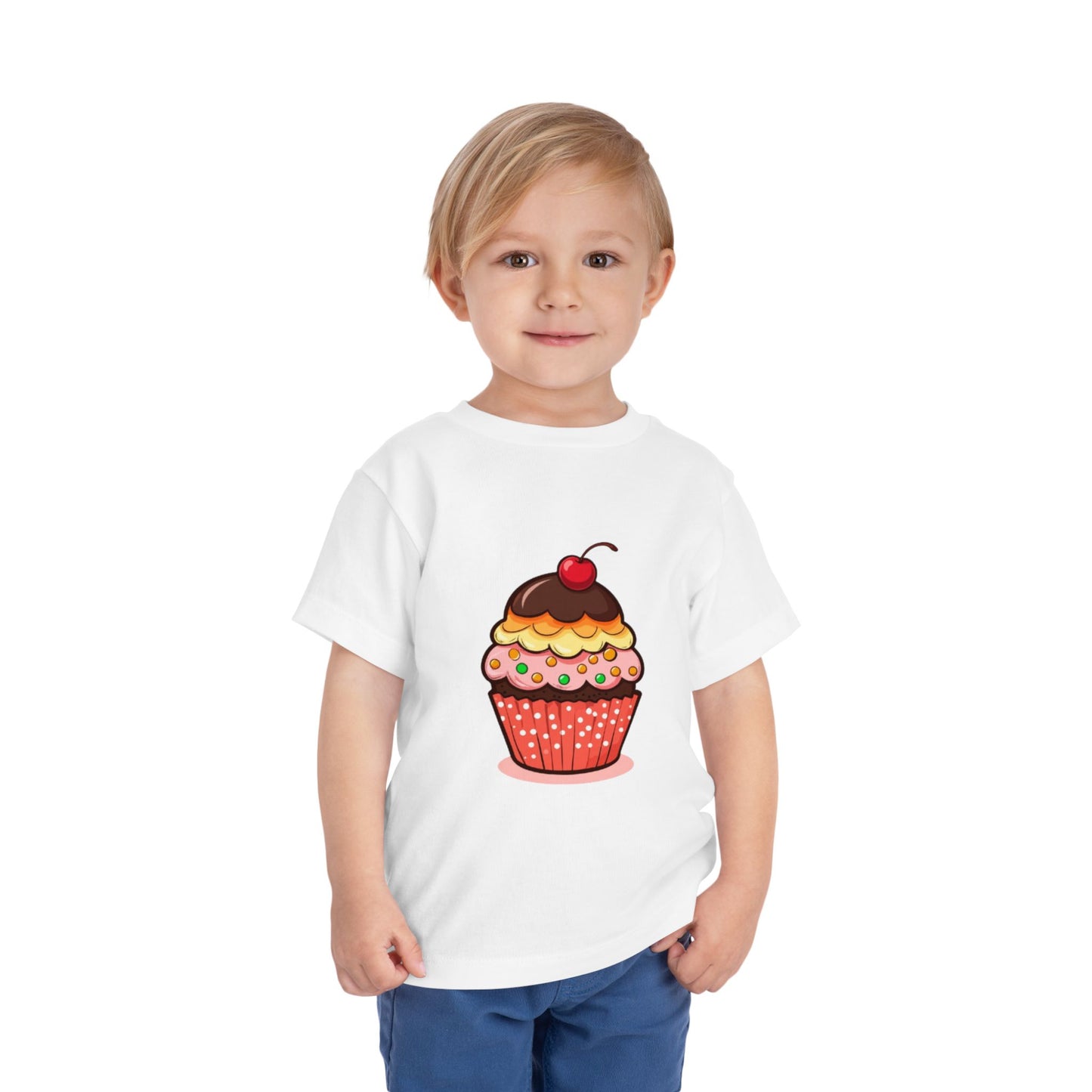 Toddler Tee — Cute Cupcake Graphic Kids Shirt