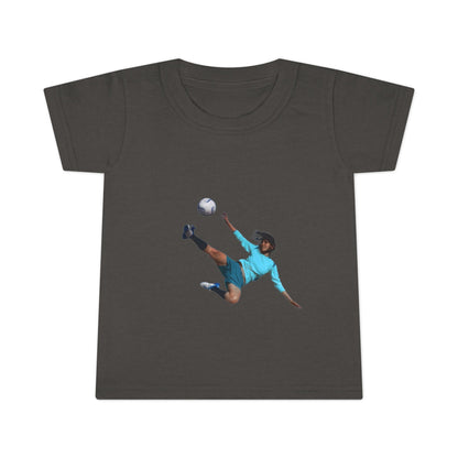 Toddler T-Shirt — Action Soccer Player Graphic | Kids Sports Tee