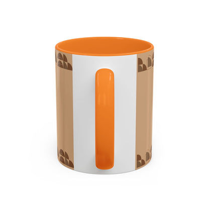 Retro Neutral Pattern Coffee Mug (11oz, 15oz)