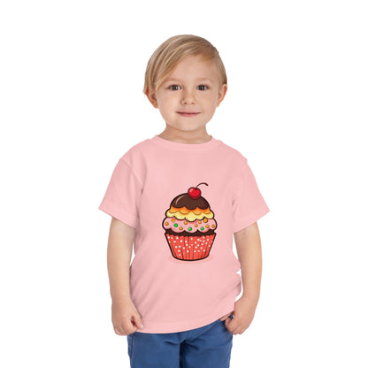 Toddler Tee — Cute Cupcake Graphic Kids Shirt