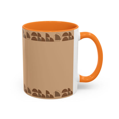 Retro Neutral Pattern Coffee Mug (11oz, 15oz)