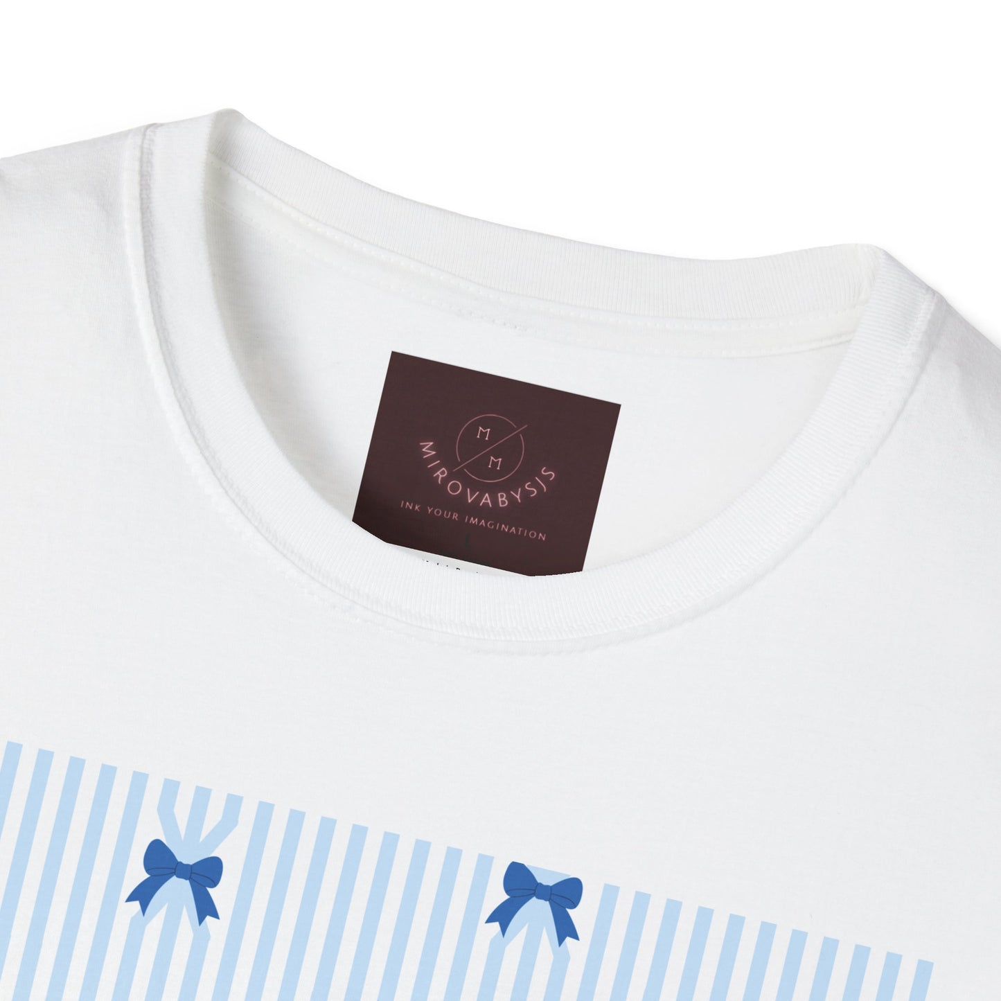 Walk By Faith T-Shirt — Inspirational Blue Bow Christian Tee