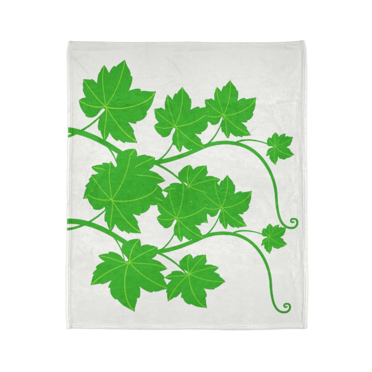 Green Ivy Vines Blanket — Soft Polyester Throw for Home & Garden Lovers
