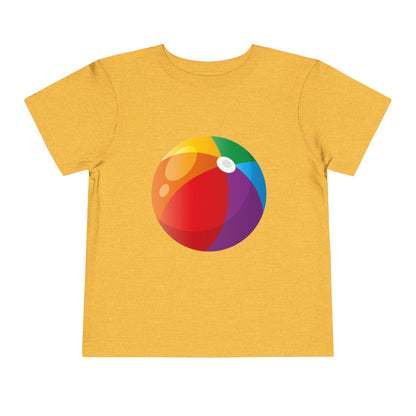 Beach Ball Toddler Tee — Colorful Summer Play Shirt