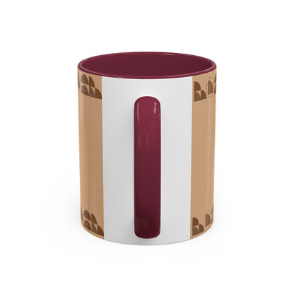 Retro Neutral Pattern Coffee Mug (11oz, 15oz)