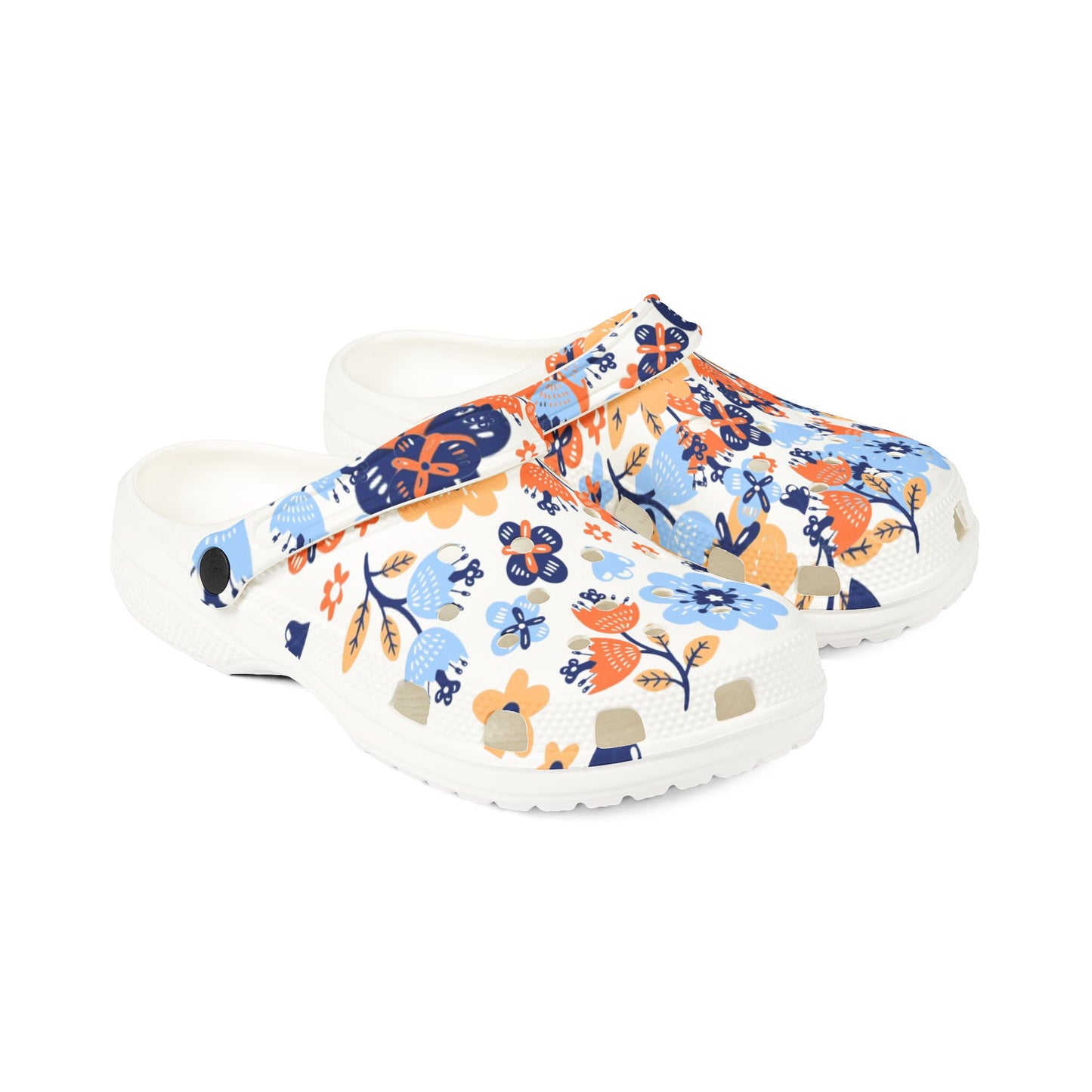 Floral EVA Foam Clogs — Lightweight Garden Slip-On Shoes