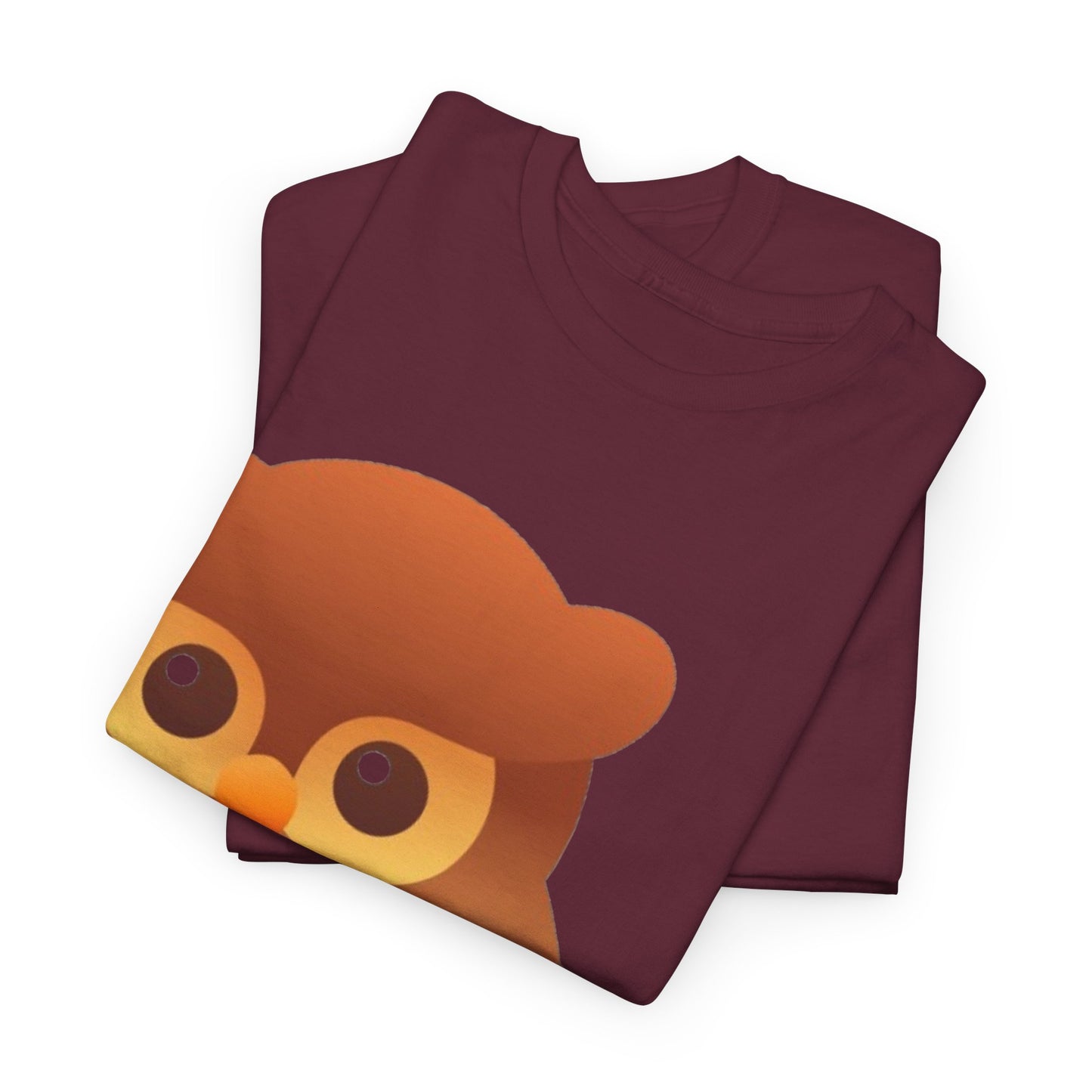 Cute Owl Graphic Tee — Whimsical Brown Owl Design