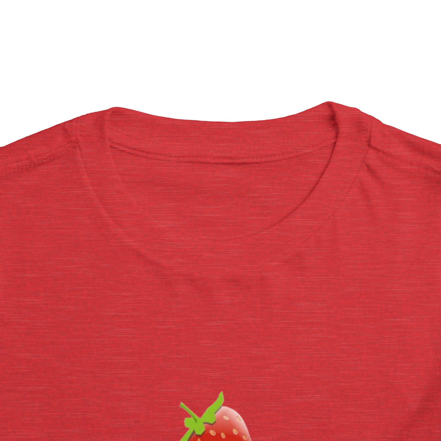 Toddler Tee with Cute Strawberry Cupcake Graphic