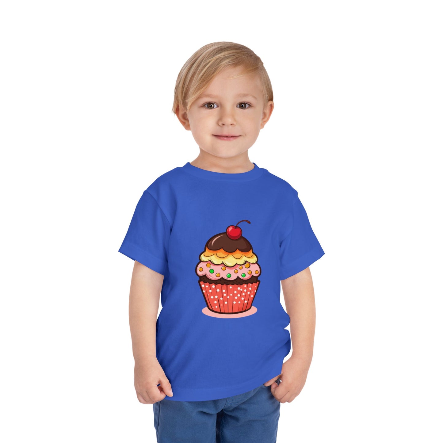 Toddler Tee — Cute Cupcake Graphic Kids Shirt