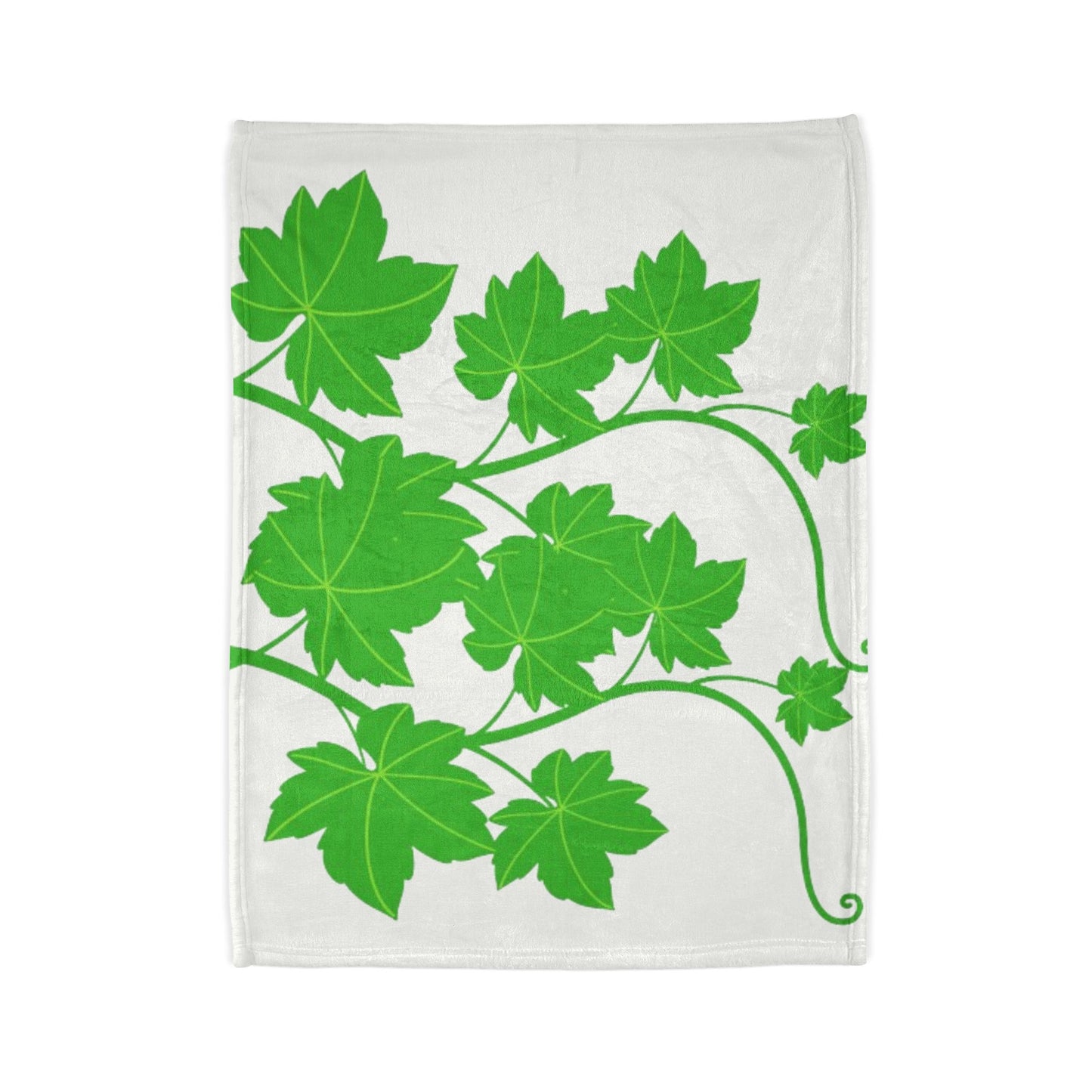 Green Ivy Vines Blanket — Soft Polyester Throw for Home & Garden Lovers