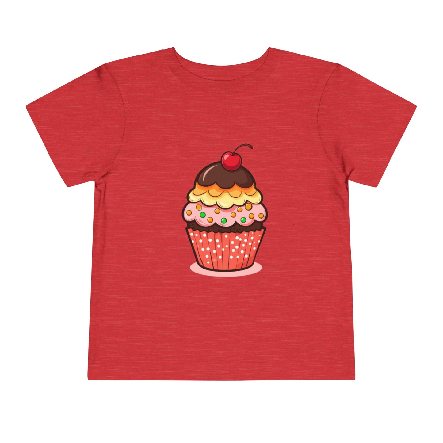 Toddler Tee — Cute Cupcake Graphic Kids Shirt