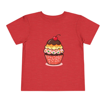 Toddler Tee — Cute Cupcake Graphic Kids Shirt