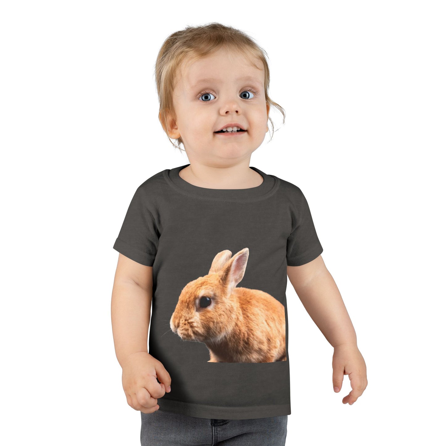 Toddler Bunny T-Shirt — Cute Realistic Rabbit Graphic Tee for Kids