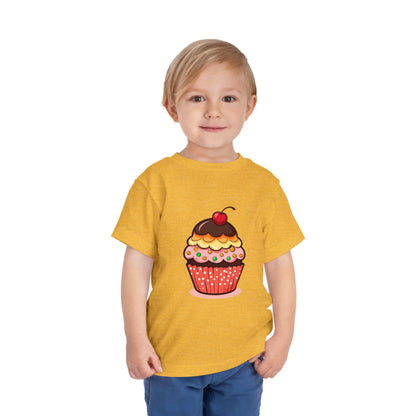 Toddler Tee — Cute Cupcake Graphic Kids Shirt
