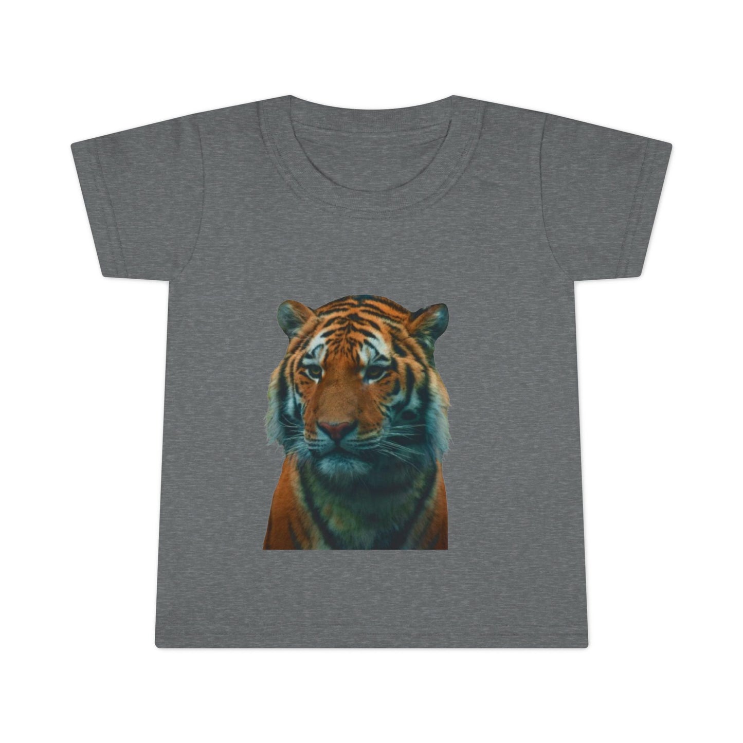 Toddler T-Shirt — Realistic Tiger Portrait Kids Tee