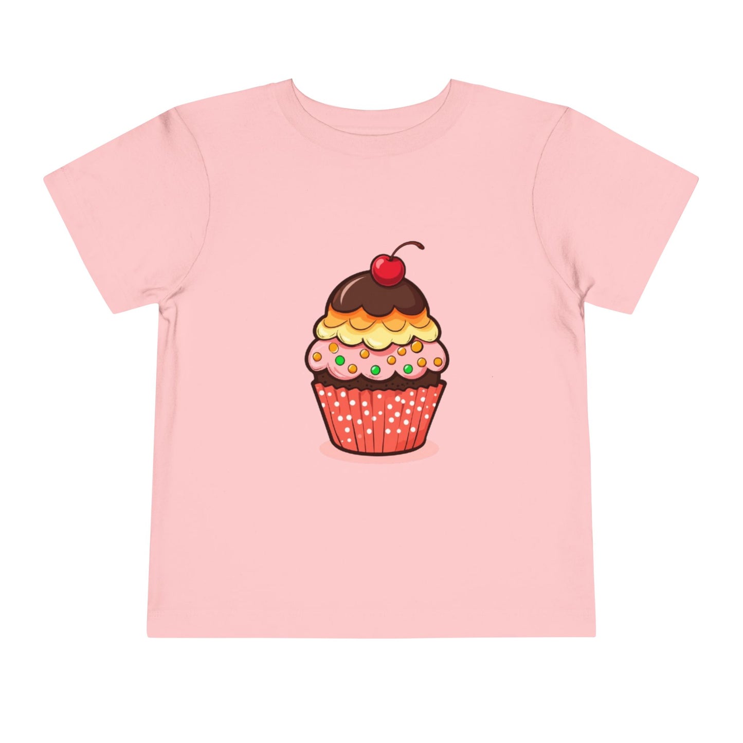 Toddler Tee — Cute Cupcake Graphic Kids Shirt