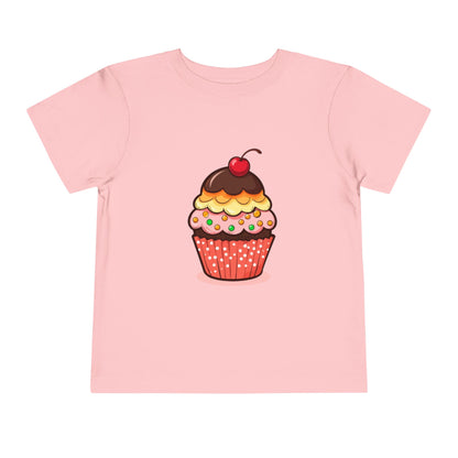 Toddler Tee — Cute Cupcake Graphic Kids Shirt