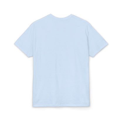 Floral Watercolor Tee — Pink & Blue Petal Graphic T-Shirt