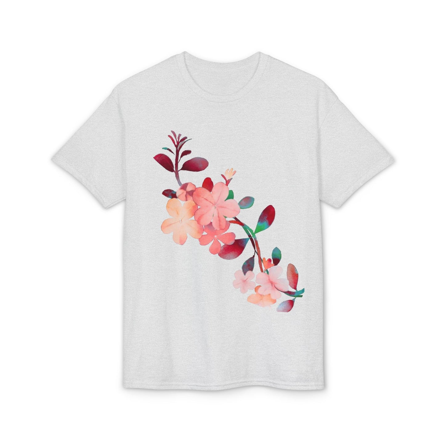 Floral Watercolor Branch T-Shirt