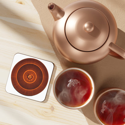 Retro Sunburst Ceramic Coaster