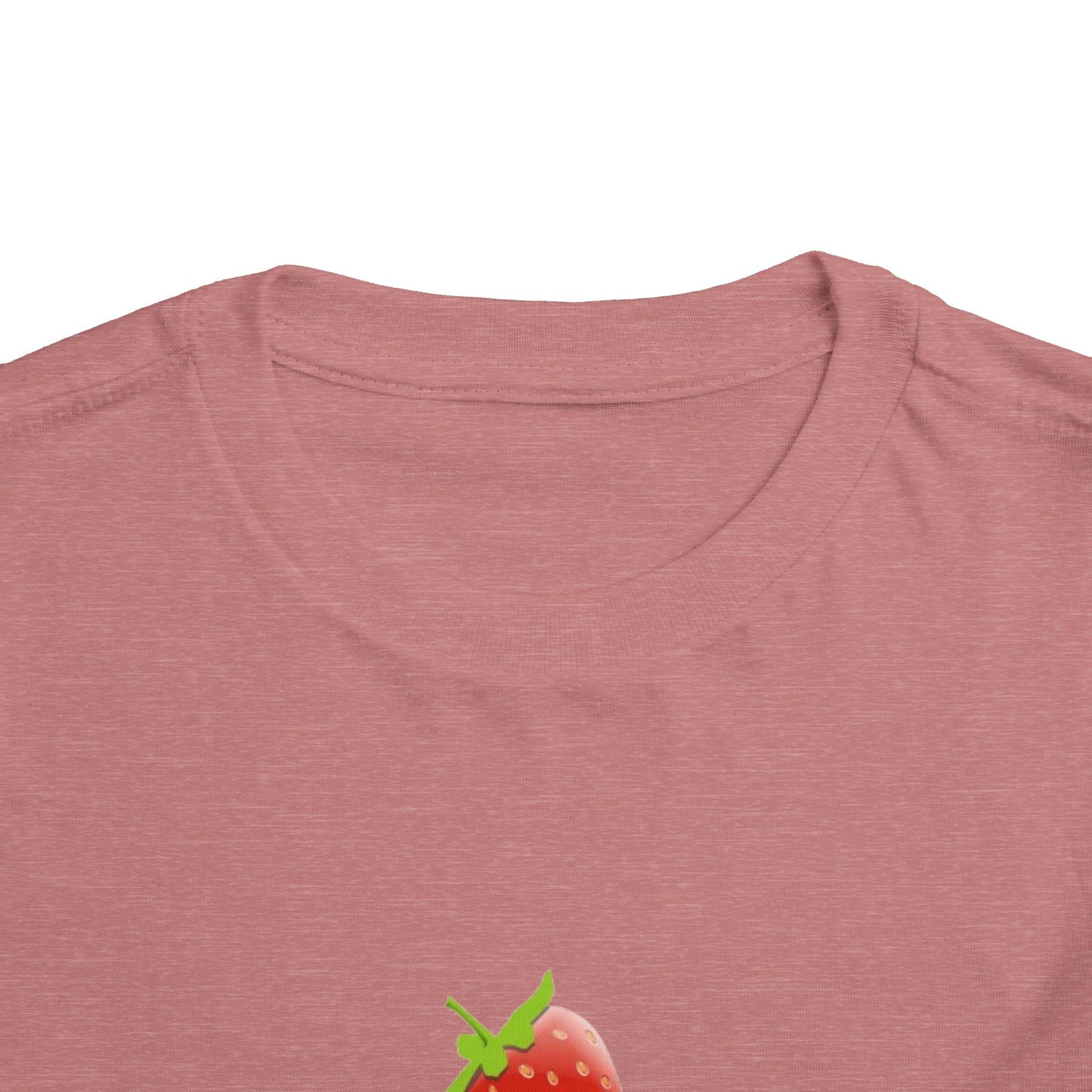 Toddler Tee with Cute Strawberry Cupcake Graphic