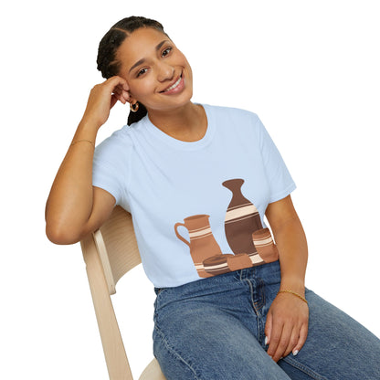 Kitchen Utensils Hanging Back Print T‑Shirt — Chef Cooking Tools Shirt