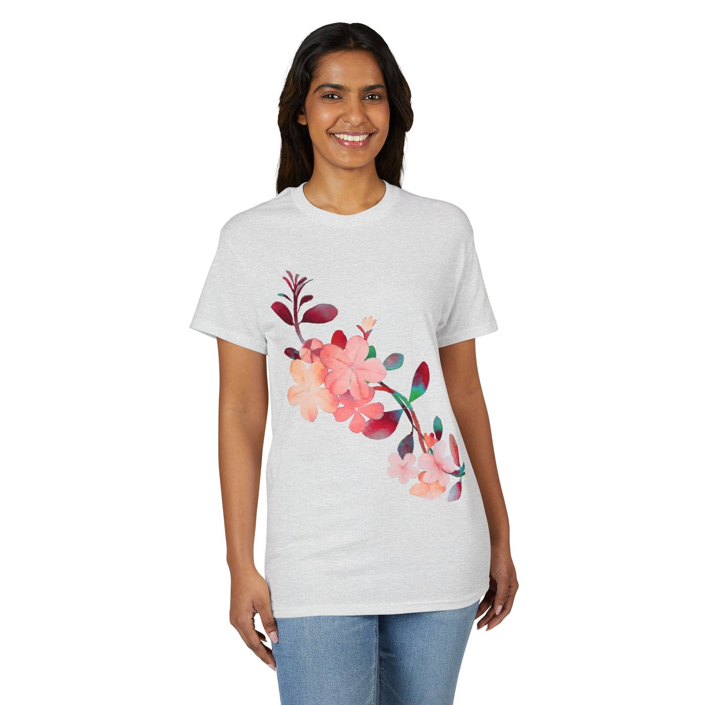 Floral Watercolor Branch T-Shirt