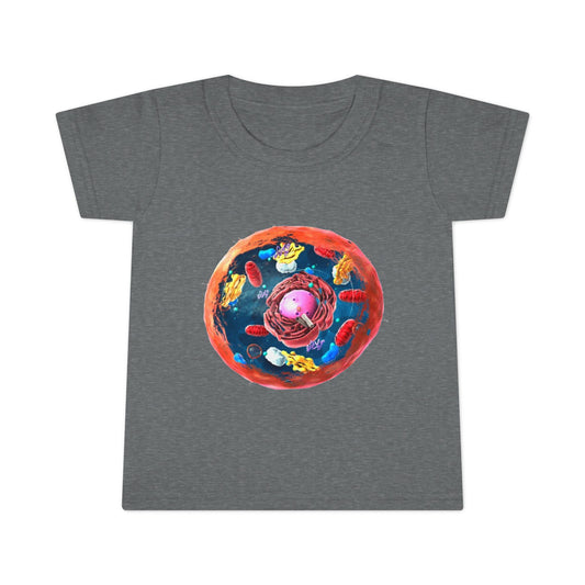 Toddler T-Shirt — Colorful Cute Cell Biology Illustration Tee