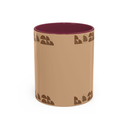 Retro Neutral Pattern Coffee Mug (11oz, 15oz)