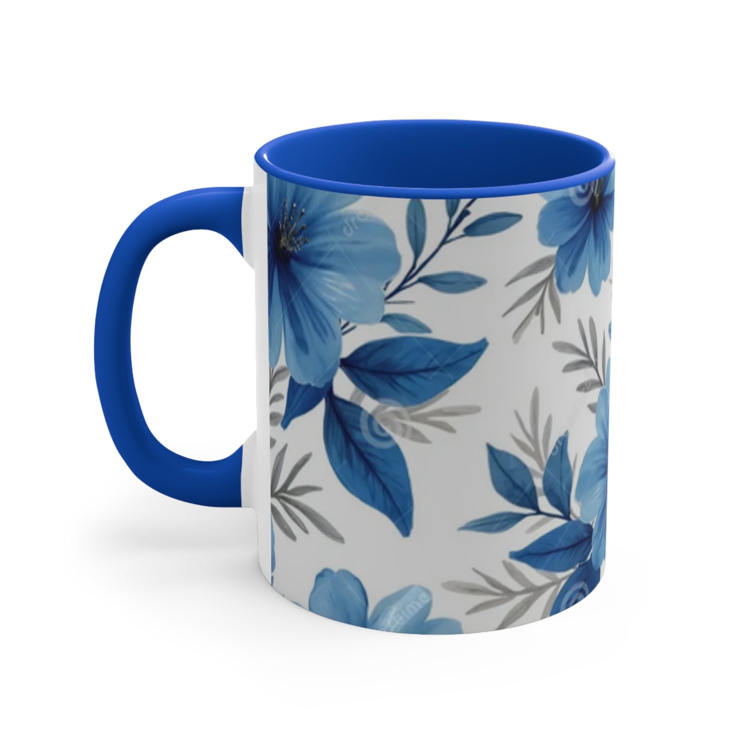 Blooming Tulip Accent Mug, Floral Coffee Cup, Gift for Gardeners, Spring Decor, Mother's Day Present, Flower Lover's Mug