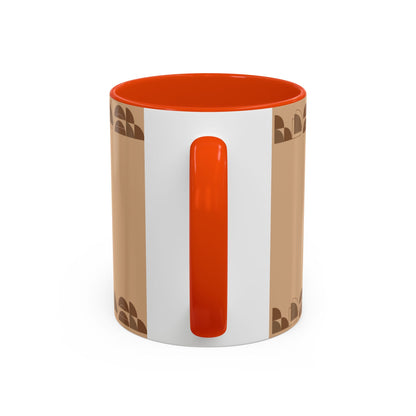 Retro Neutral Pattern Coffee Mug (11oz, 15oz)