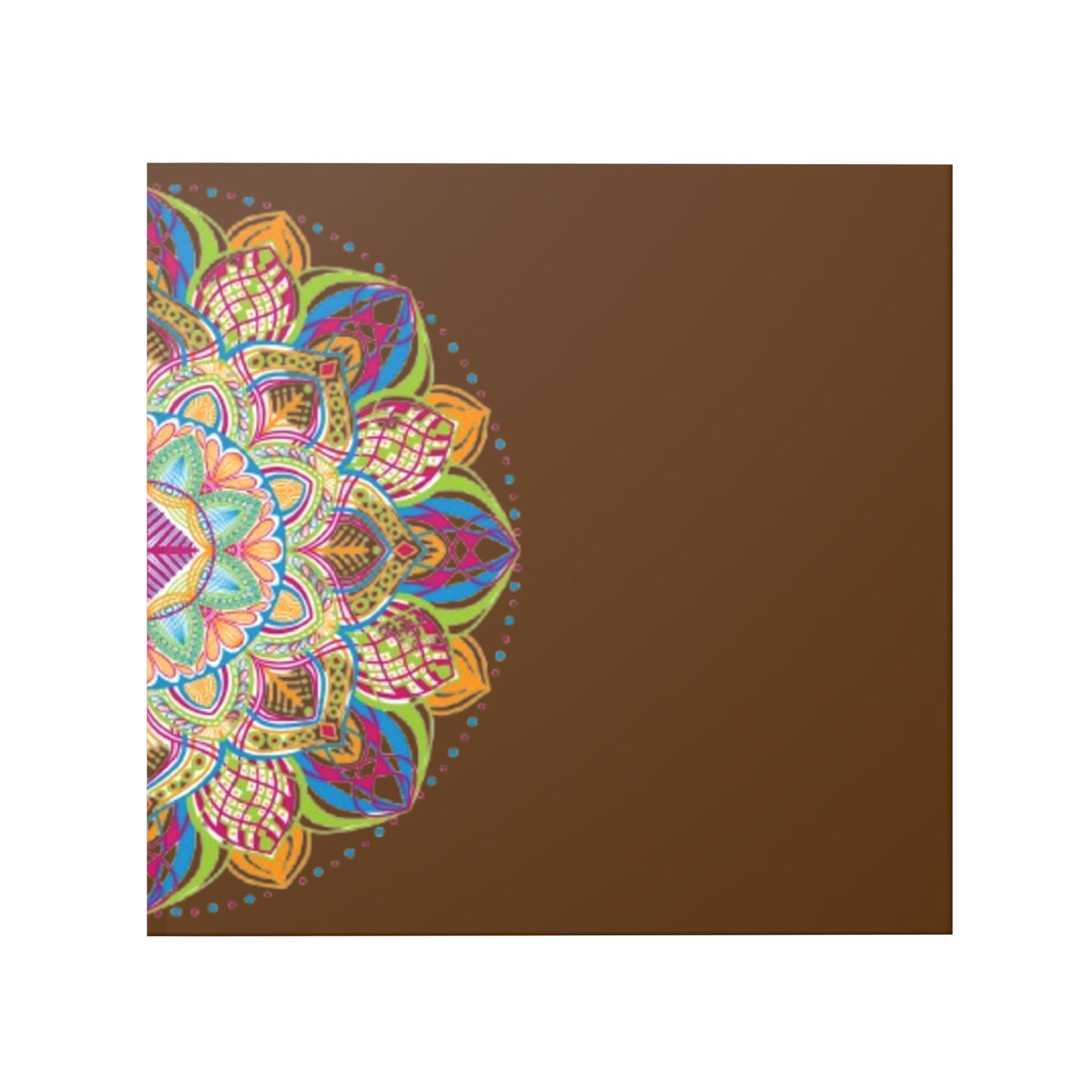 Mandala Photo Book — Colorful Boho Hardcover Photo Album