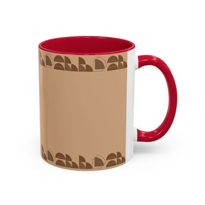 Retro Neutral Pattern Coffee Mug (11oz, 15oz)