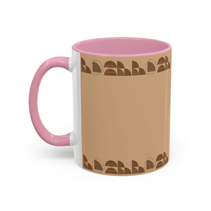 Retro Neutral Pattern Coffee Mug (11oz, 15oz)