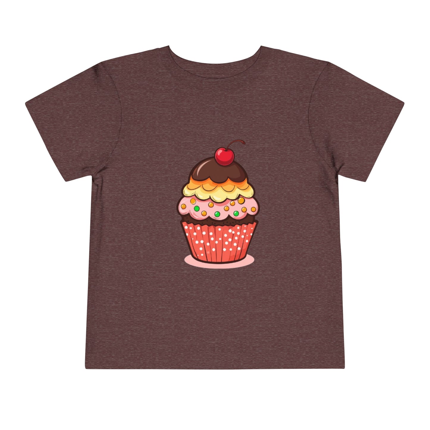 Toddler Tee — Cute Cupcake Graphic Kids Shirt