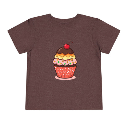 Toddler Tee — Cute Cupcake Graphic Kids Shirt