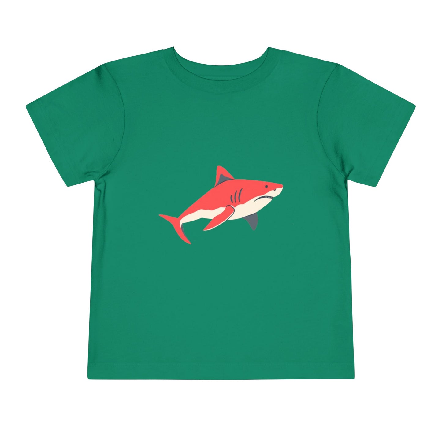 Toddler Tee — Cute Red Shark Graphic Kids Shirt