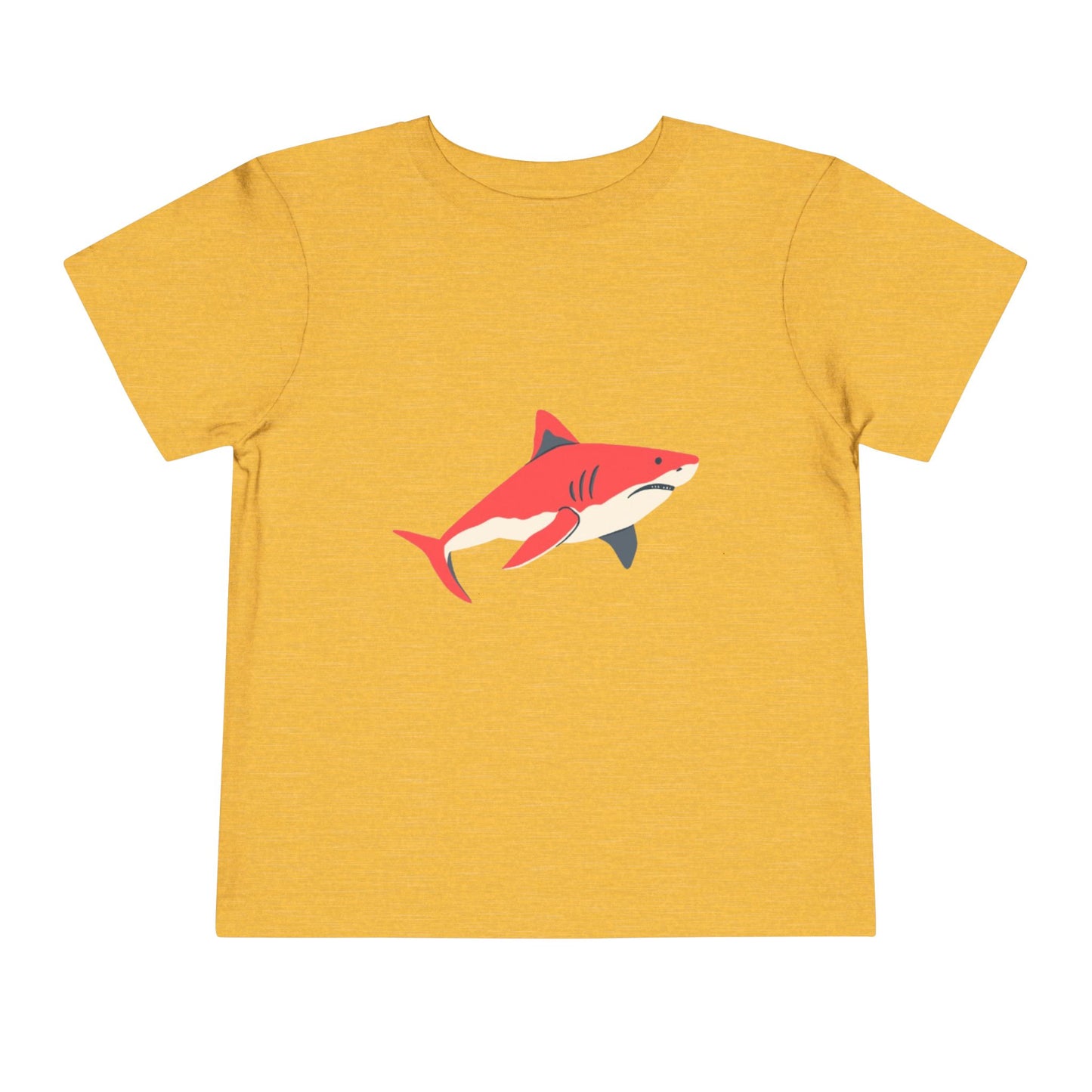 Toddler Tee — Cute Red Shark Graphic Kids Shirt