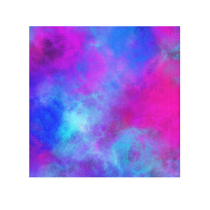 Nebula Cloud Face Towel — Pink & Blue Tie-Dye Washcloth