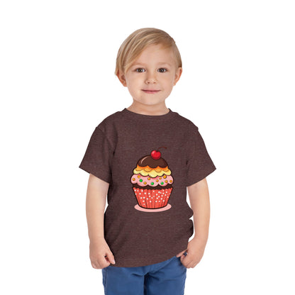 Toddler Tee — Cute Cupcake Graphic Kids Shirt